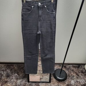 Express Women's High Rise Jeans - Dark Gray